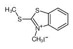 3-methyl-2-methylsulfanyl-1,3-benzothiazol-3-ium,iodide 20064-98-6