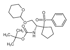 155905-74-1 spectrum, [(R)-1-(1-Benzenesulfonyl-cyclopentyl)-2-(tetrahydro-pyran-2-yloxy)-ethyl]-carbamic acid tert-butyl ester