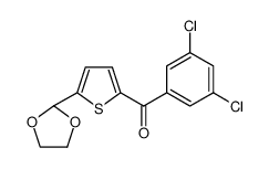 (3,5-dichlorophenyl)-[5-(1,3-dioxolan-2-yl)thiophen-2-yl]methanone 898778-96-6