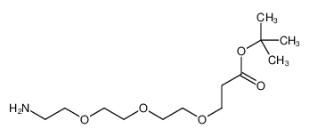 tert-butyl 3-[2-[2-(2-aminoethoxy)ethoxy]ethoxy]propanoate 252881-74-6