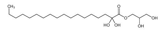 2,3-dihydroxypropyl 2,2-dihydroxyoctadecanoate 122546-20-7