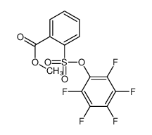 886361-14-4 structure, C14H7F5O5S