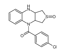 129303-29-3 [(3aS,9aR)-2-氧代-3,3a,4,9a-四氢-1H-噻吩并[3,4-b]喹喔啉-9-基]-(4-氯苯基)甲酮