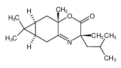 1266681-15-5 (3S,5aR,6aS,7aS)-5,5a,6,6a,7,7a-hexahydro-3-isobutyl-3,6,6,7a-tetramethylbicyclo[4.1.0]hept-1(6)eno[3,4-b][1,4]oxazin-2(3H)-one