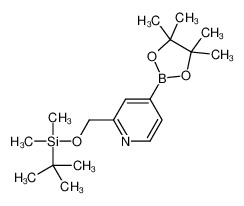 880495-84-1 structure, C18H32BNO3Si