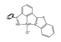 1305316-88-4 structure, C25H19ClNPPdS2+