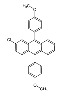 2-chloro-9,10-bis(4-methoxyphenyl)anthracene 110904-87-5