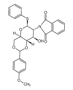 791790-05-1 spectrum, phenyl 4,6-O-(p-methoxybenzylidene)-2-deoxy-2-phthalimido-1-thio-β-D-glucopyranoside