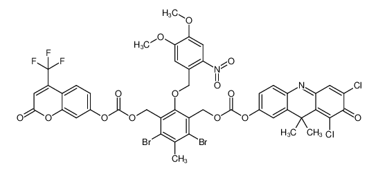 1407499-96-0 structure, C45H31Br2Cl2F3N2O14