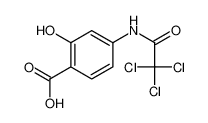 2-hydroxy-4-[(2,2,2-trichloroacetyl)amino]benzoic acid