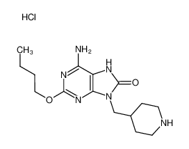 1208365-56-3 structure, C15H25ClN6O2