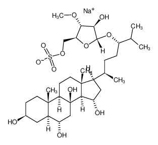 97792-48-8 structure, C33H57NaO12S