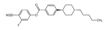 反-4-(4-正戊基环己基)苯甲基-3-氟-4-氰基苯酯