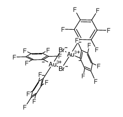 87105-69-9 structure, C24H4Au2Br2F20