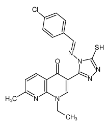 1216936-56-9 structure, C20H17ClN6OS