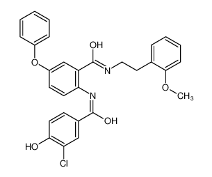 863382-83-6 structure, C29H25ClN2O5