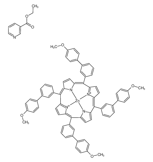 1261271-93-5 structure, C80H61N5O6Zn++