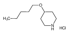 4-(Pentyloxy)piperidine hydrochloride 1220017-09-3