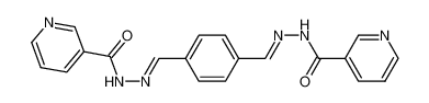 N-[(E)-[4-[(E)-(pyridine-3-carbonylhydrazinylidene)methyl]phenyl]methylideneamino]pyridine-3-carboxamide 87187-82-4