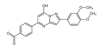 2-(3,4-Dimethoxyphenyl)-5-(4-nitrophenyl)pyrazolo[1,5-a]pyrimidin -7-ol