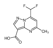 438218-14-5 structure, C9H7F2N3O2