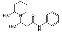 3-(2-甲基哌啶-1-基)-N-苯基丁酰胺