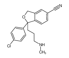 Demethylchloro Citalopram Hydrochloride 64372-52-7