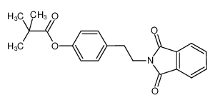 4-(2-(1,3-Dioxoisoindolin-2-Yl)Ethyl)Phenyl Pivalate 785849-99-2