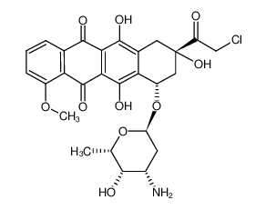 121250-06-4 structure, C27H28ClNO10