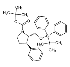 158038-38-1 spectrum, (2S,3R)-2-(tert-Butyl-diphenyl-silanyloxymethyl)-3-phenyl-pyrrolidine-1-carboxylic acid tert-butyl ester