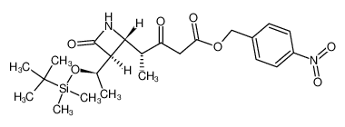 (3S,4R)-3-((1R)-1-((tert-Butyldimethylsilyl)oxy)ethyl)-4-((1R)-1-methyl-3-(p-nitrobenzyloxycarbonyl)-2-oxopropyl)azetidin-2-one