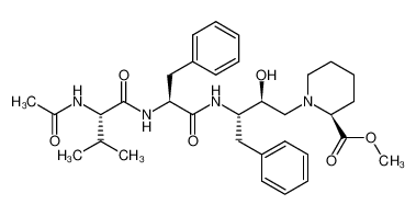 899838-19-8 methyl (S)-1-((2S,3S)-3-((S)-2-((S)-2-acetamido-3-methylbutanamido)-3-phenylpropanamido)-2-hydroxy-4-phenylbutyl)piperidine-2-carboxylate