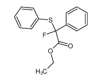 132088-30-3 ethyl 2-fluoro-2-phenyl-2-(phenylthio)acetate