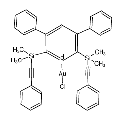 254907-72-7 structure, C37H34AuClPSi2