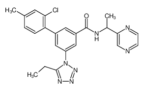 1000585-14-7 structure, C23H22ClN7O