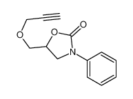 3-phenyl-5-(prop-2-ynoxymethyl)-1,3-oxazolidin-2-one 23598-54-1