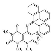 1,3,8-trimethyl-6-nitro-5-triphenylphosphoranylideneaminopyrido[2,3-d]pyrimidine-2,4,7(1H,3H,8H)-trione 649550-09-4