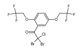 389082-83-1 structure, C12H7Br2ClF6O3