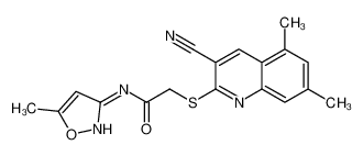 602325-02-0 structure, C18H16N4O2S