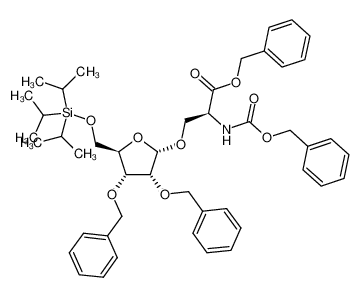 1430197-71-9 structure, C46H59NO9Si