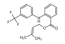 3-methylbut-2-enyl 2-[3-(trifluoromethyl)anilino]benzoate 57775-28-7