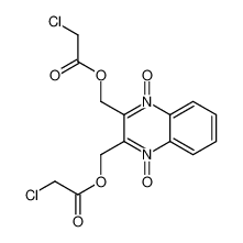 2,3-Bis[(2-chloroacetoxy)methyl]-1-oxoquinoxalin-1-ium-4(1H)-olat e 63751-59-7