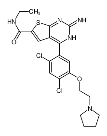 847559-80-2 structure, C21H23Cl2N5O2S