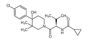 946590-04-1 N-((R)-1-((S)-4-(4-chlorophenyl)-4-hydroxy-3,3-dimethylpiperidin-1-yl)-3-methyl-1-oxobutan-2-yl)cyclopropanecarboxamide