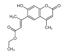 154519-48-9 spectrum, ethyl E-3-(7-hydroxy-4-methyl-2-oxo-2H-1-benzopyran-6-yl)-2-butenoate