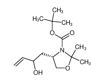 867193-17-7 tert-butyl (4S)-4-(2-hydroxybut-3-en-1-yl)-2,2-dimethyloxazolidine-3-carboxylate