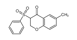 139449-22-2 spectrum, 3-(benzenesulfonyl)-6-methyl-2,3-dihydrochromen-4-one