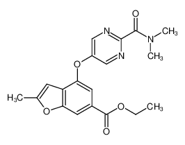 1245604-00-5 structure, C19H19N3O5