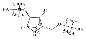 213457-86-4 (1R,4S,6S,7R)-7-((tert-butyldimethylsilyl)oxy)-6-(((tert-butyldimethylsilyl)oxy)methyl)-2-oxa-5-azabicyclo[2.2.1]heptan-3-one