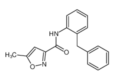 N-(2-benzylphenyl)-5-methyl-1,2-oxazole-3-carboxamide